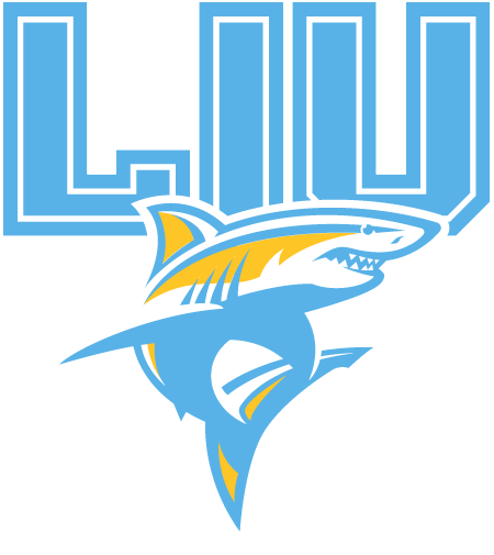 LIU Sharks 2019-Pres Primary Logo iron on transfers for T-shirts